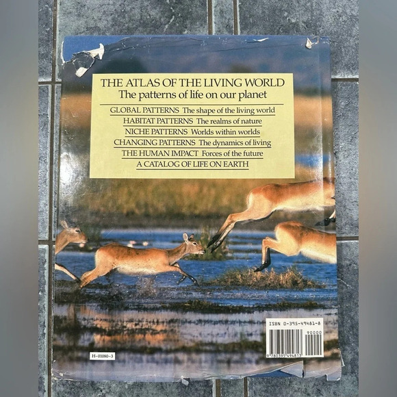 LIVING WORLD ATLAS ~ intriguing Atlas of the Living World circa 1989 - Picture 6 of 12
